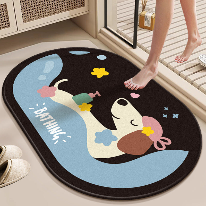 Whimsical Kitten Decorative Area Rug