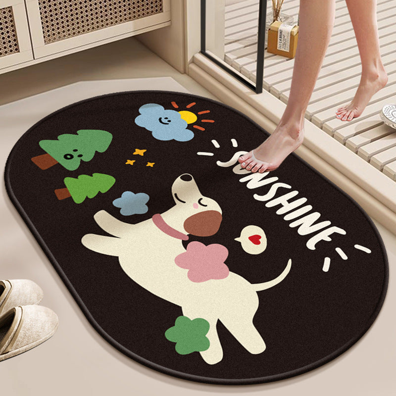 Whimsical Kitten Decorative Area Rug
