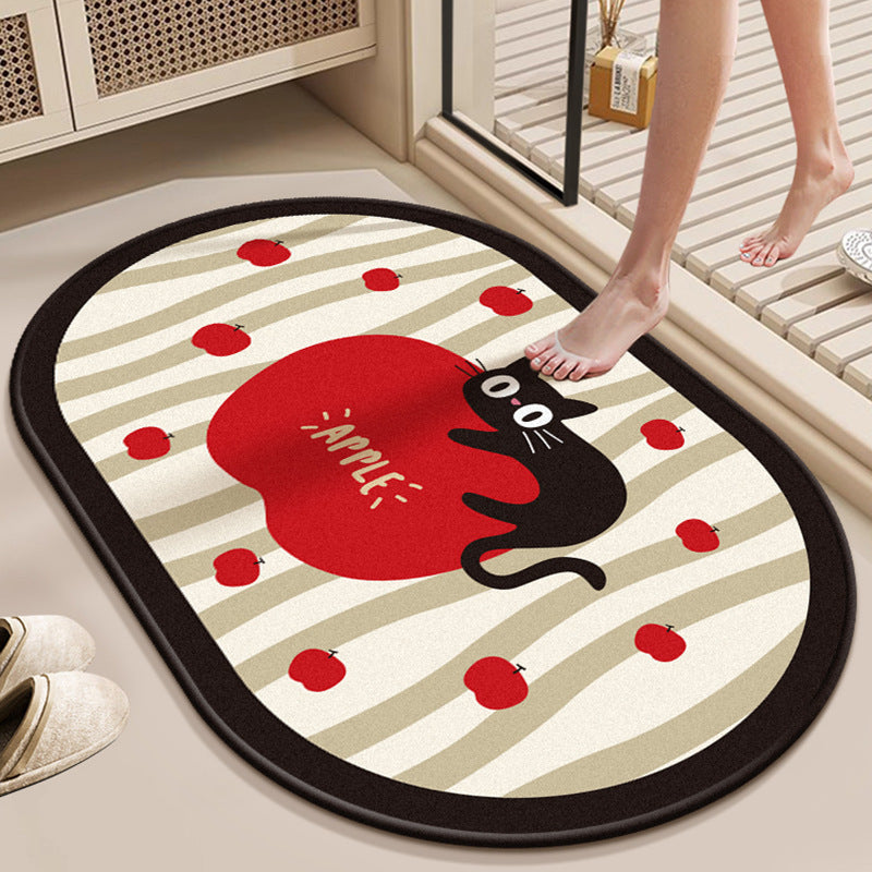 Whimsical Kitten Decorative Area Rug