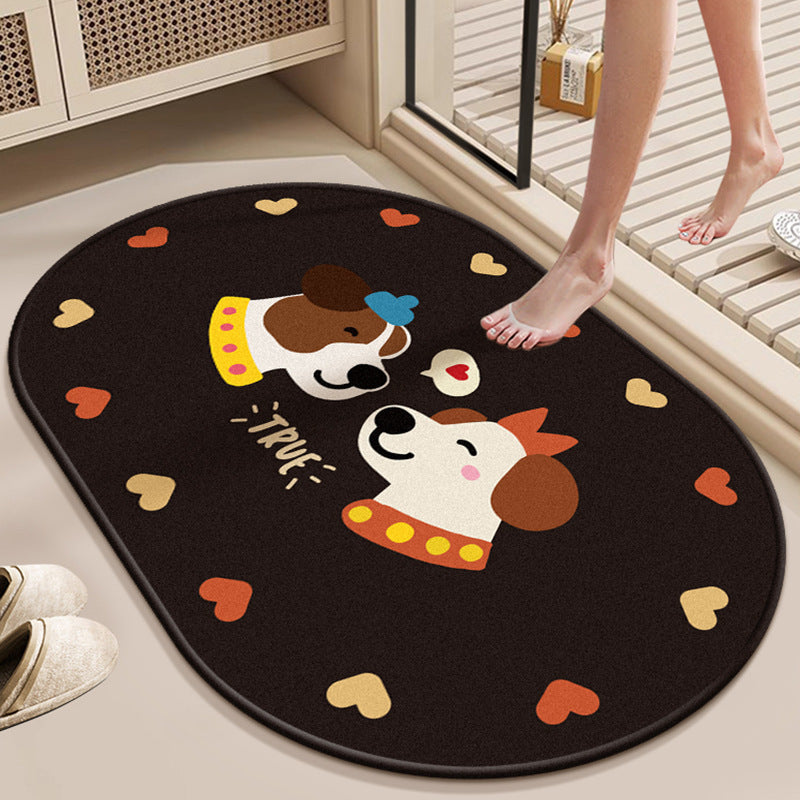 Whimsical Kitten Decorative Area Rug