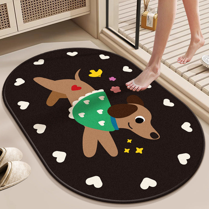 Whimsical Kitten Decorative Area Rug