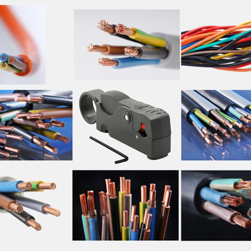 Wire Cable Stripper Tool for Coaxial Cables