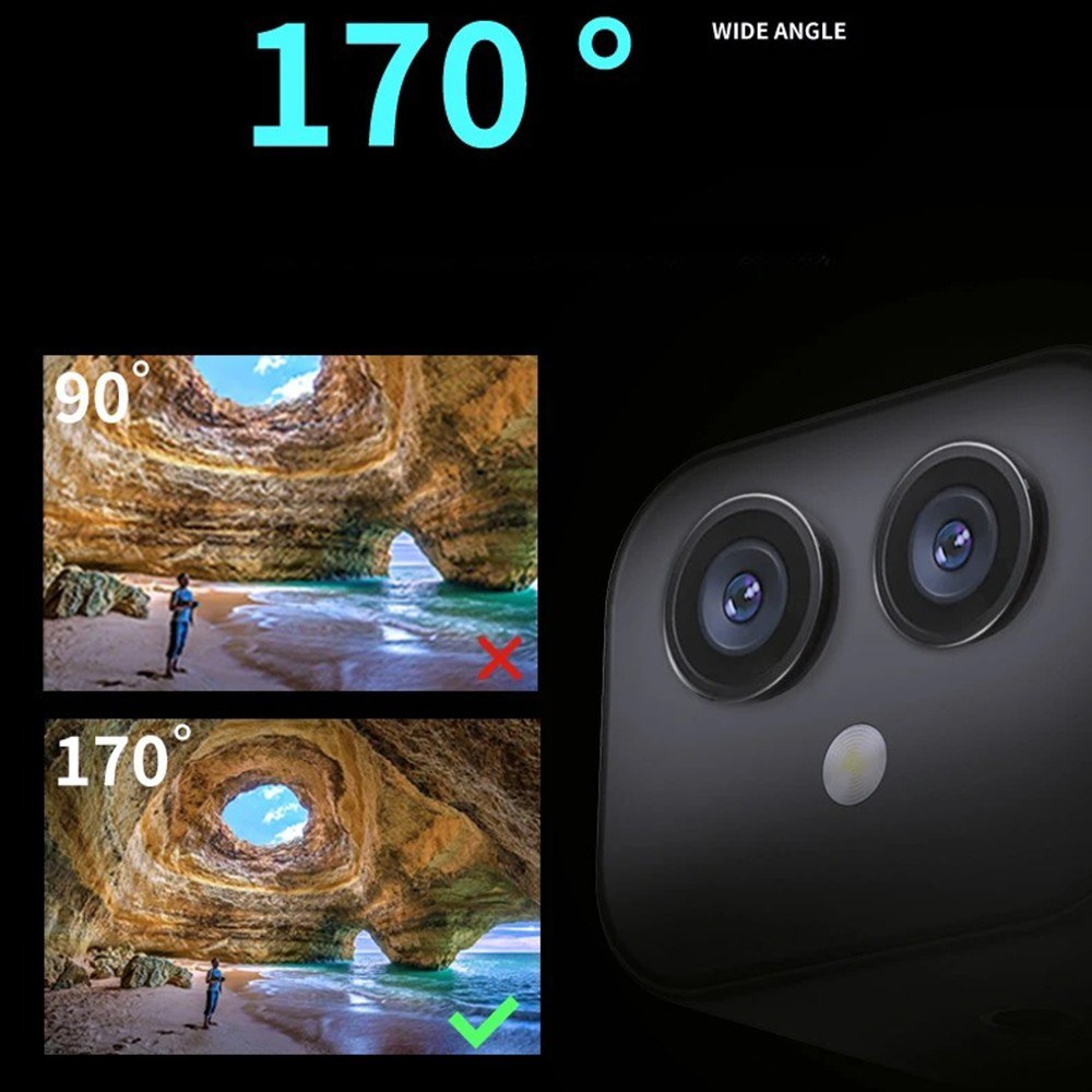 Wireless 4K Security Camera with 170° Wide Angle & Two-Way Audio