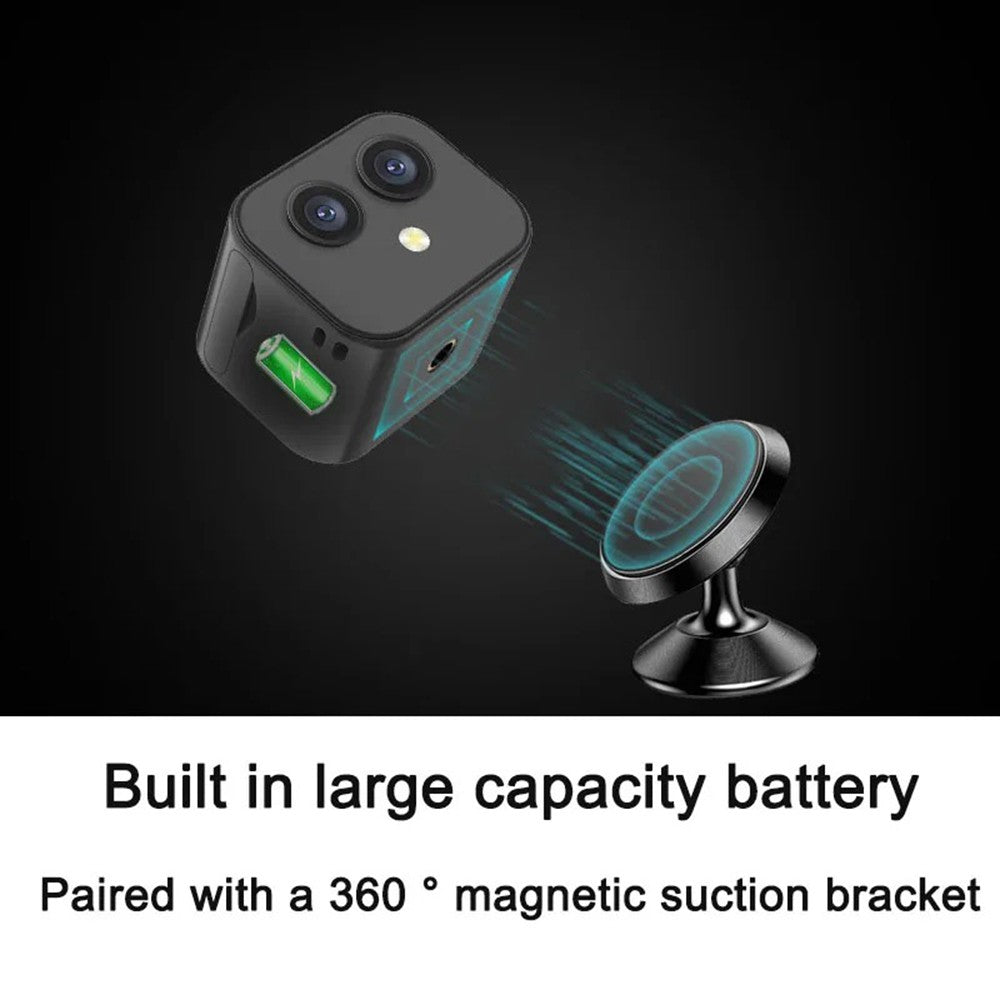 Wireless 4K Security Camera with 170° Wide Angle & Two-Way Audio