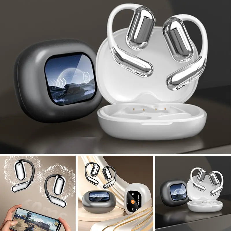 Wireless Bluetooth Earbuds with Smart Touchscreen Charging Case