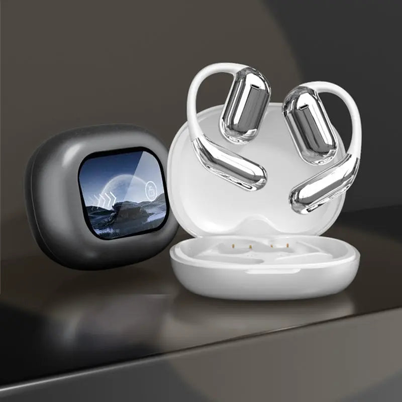 Wireless Bluetooth Earbuds with Smart Touchscreen Charging Case