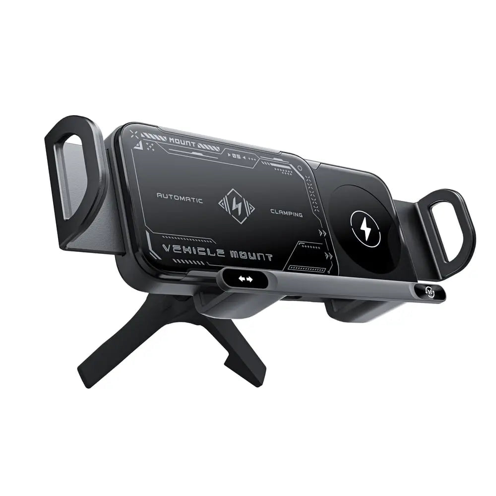 Wireless Charging Car Phone Mount with Auto-Grip