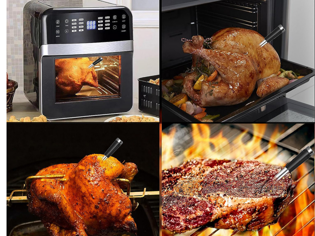 Wireless Meat Thermometer – Perfect Steaks, BBQ, Fish & Turkey Every Time
