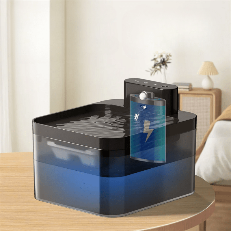 Wireless Motion-Sensor Cat Water Fountain