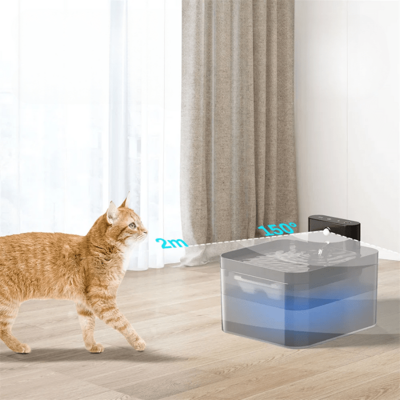 Wireless Motion-Sensor Cat Water Fountain