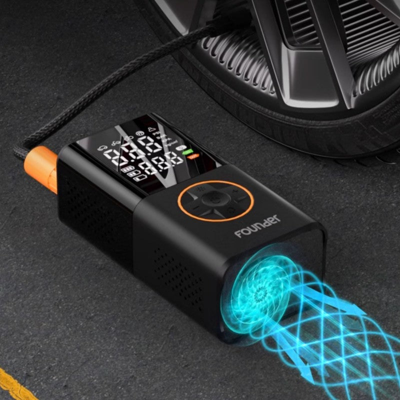 Wireless Portable Tire Inflator with Pressure Monitoring