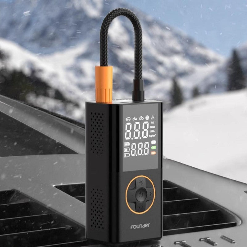 Wireless Portable Tire Inflator with Pressure Monitoring