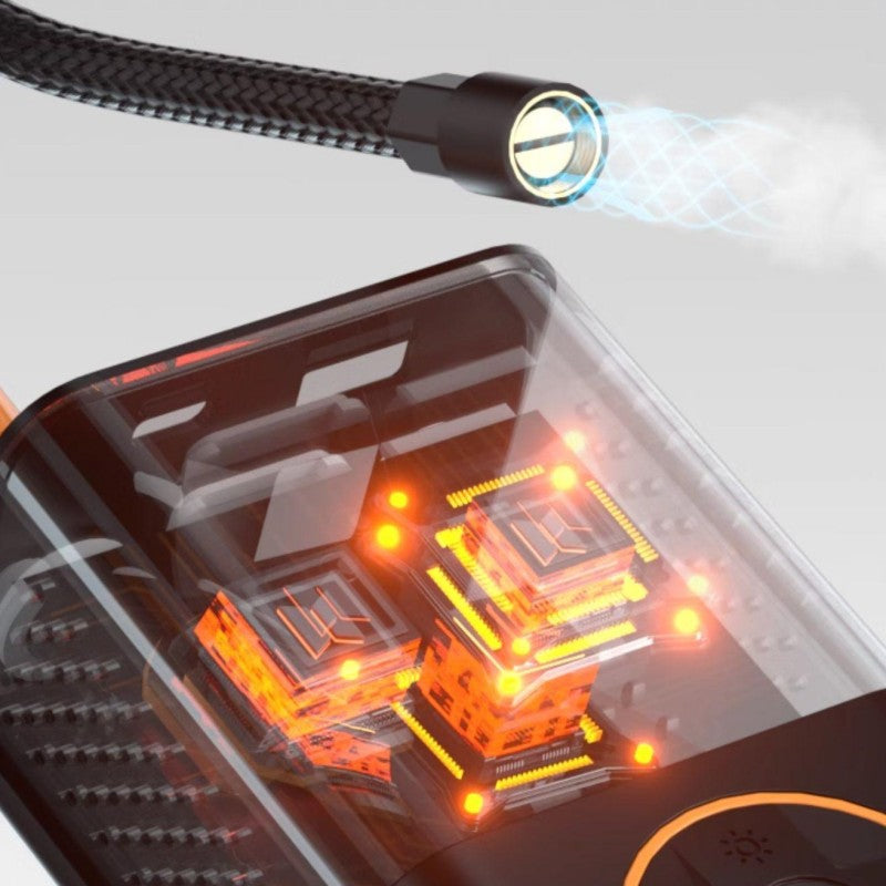 Wireless Portable Tire Inflator with Pressure Monitoring