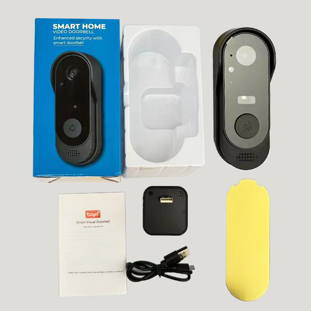Wireless Smart Video Doorbell – No Subscription Needed – HD Camera