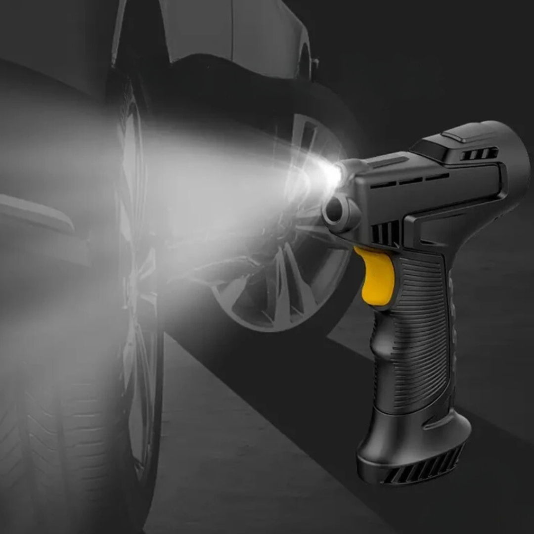 Wireless Tire Inflator with Digital Display and LED Light