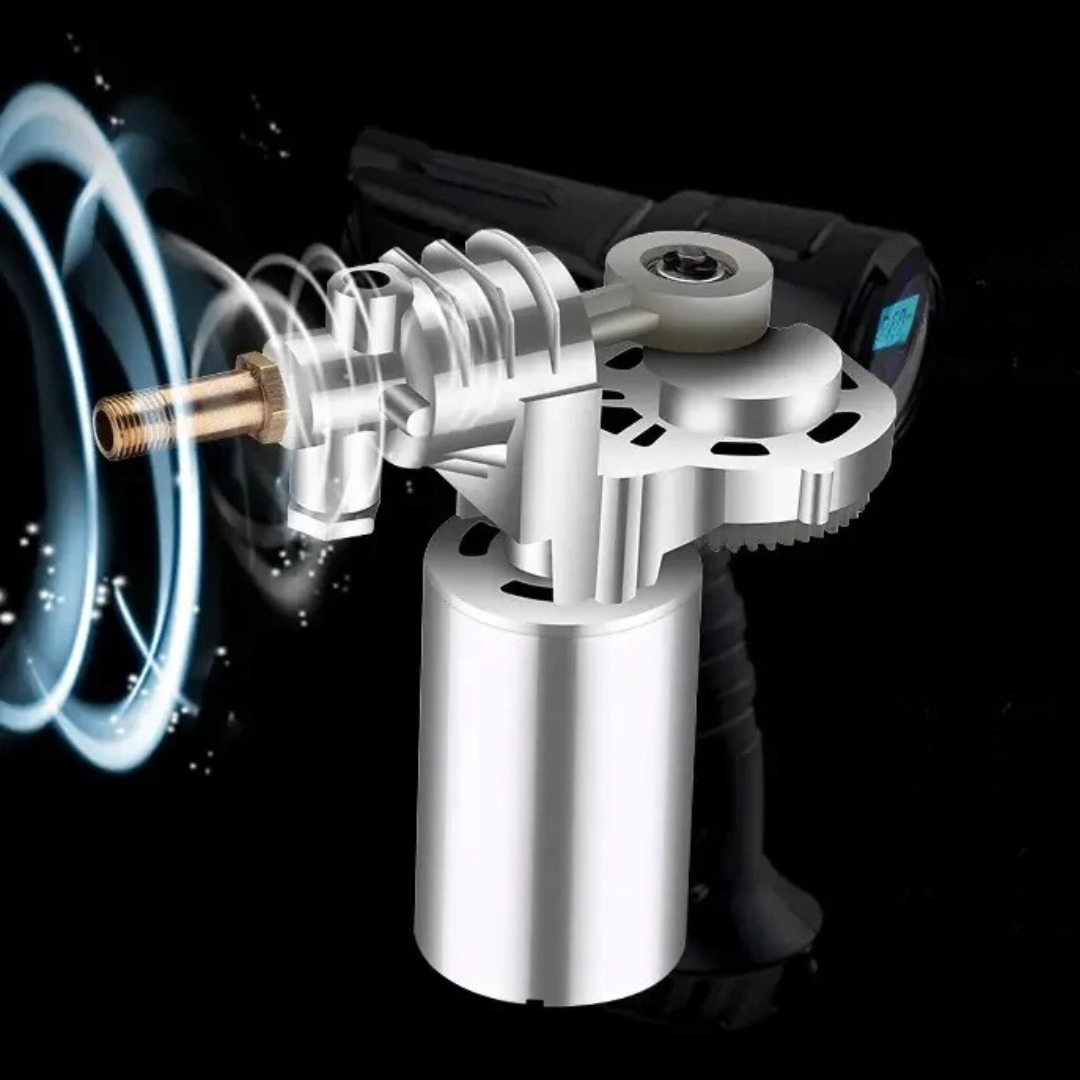 Wireless Tire Inflator with Digital Display and LED Light