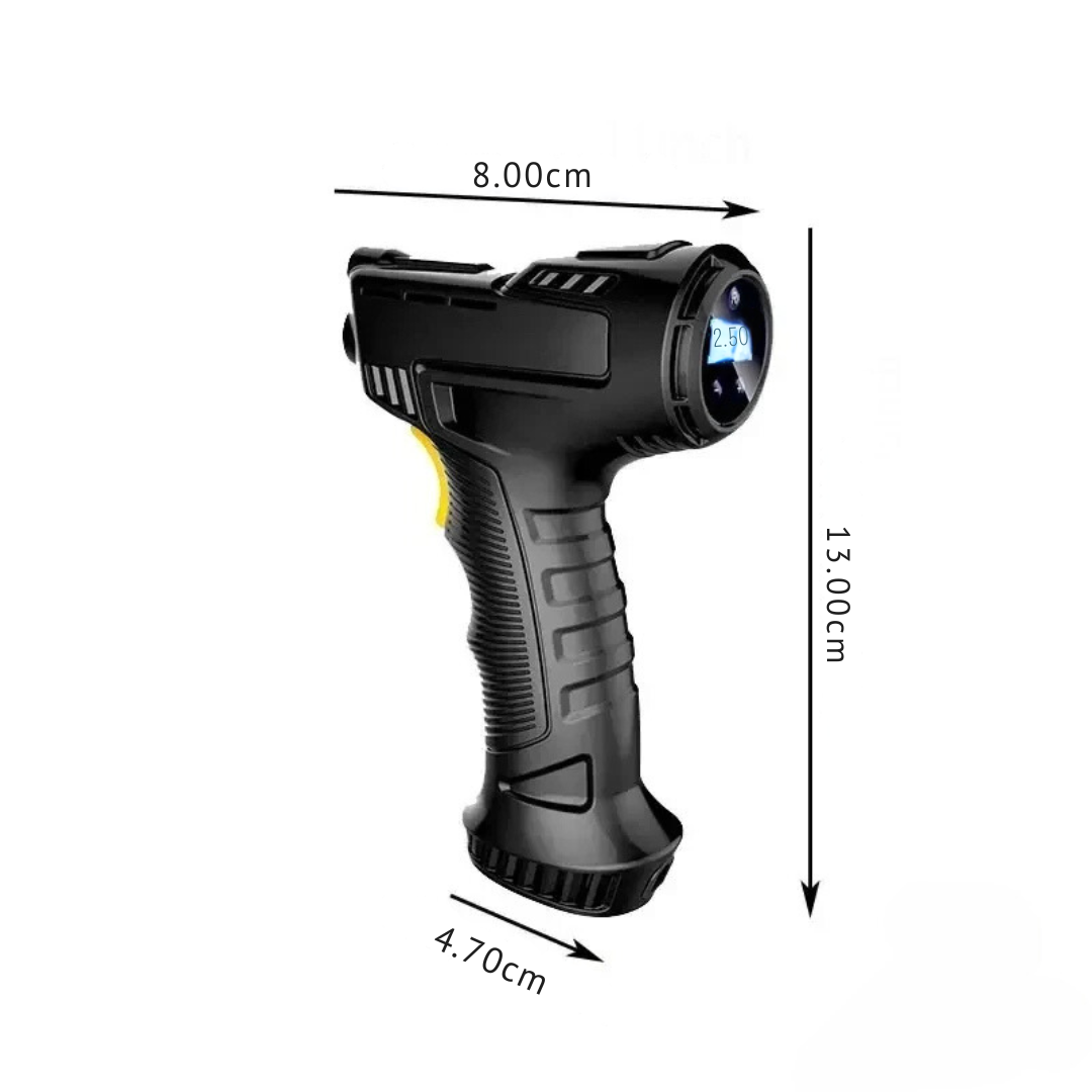 Wireless Tire Inflator with Digital Display and LED Light