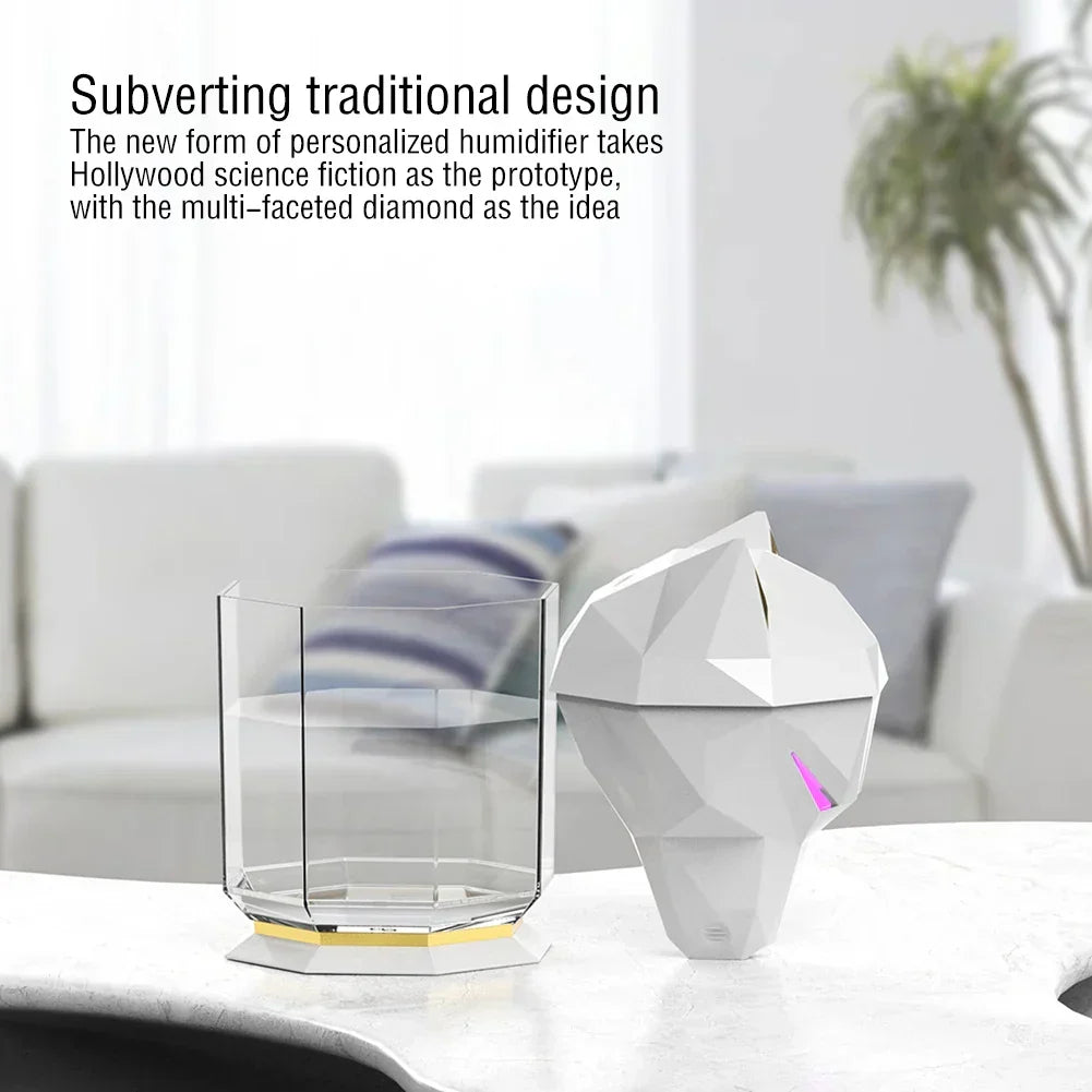 Wolf Head Aromatherapy Humidifier Night Light