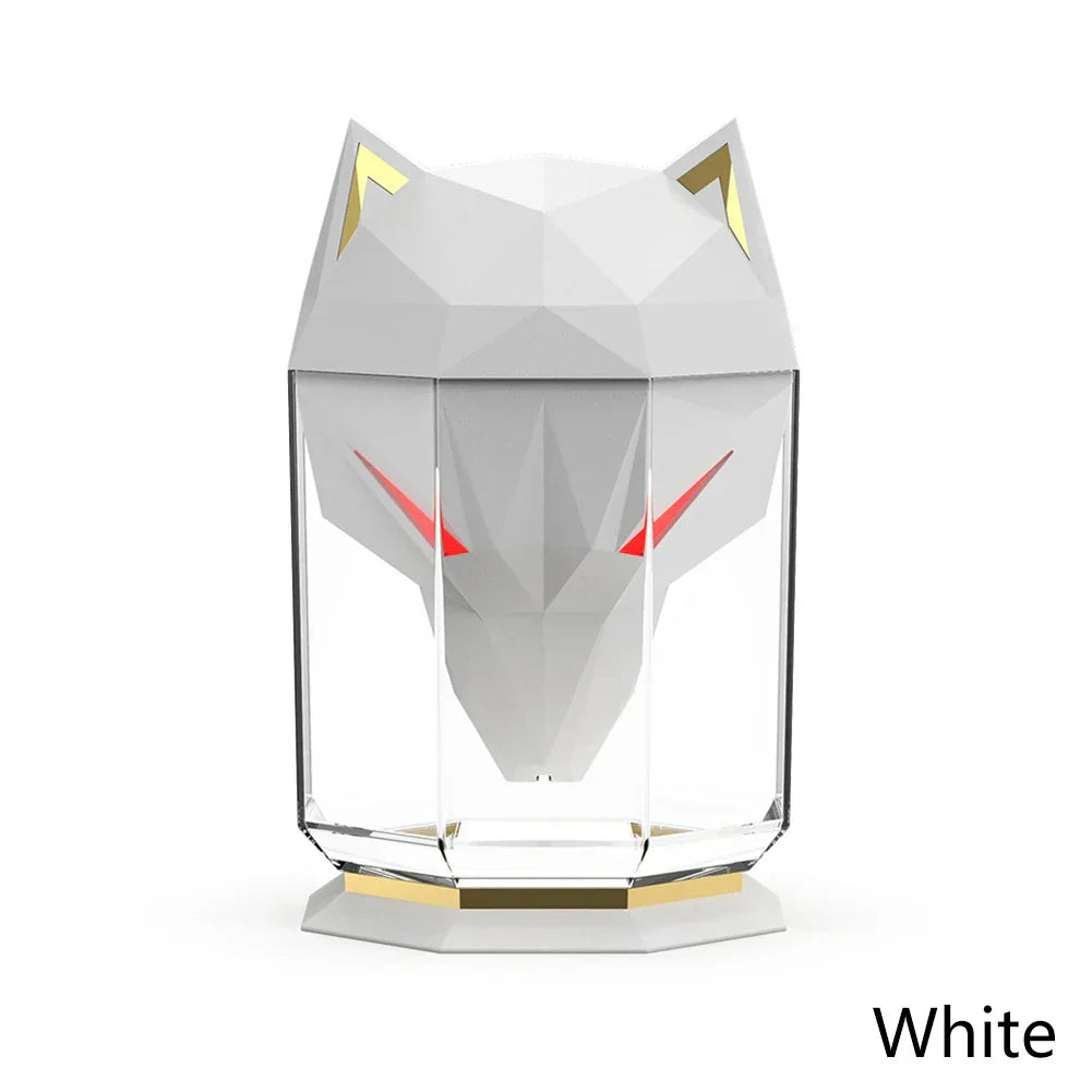 Wolf Head Aromatherapy Humidifier Night Light