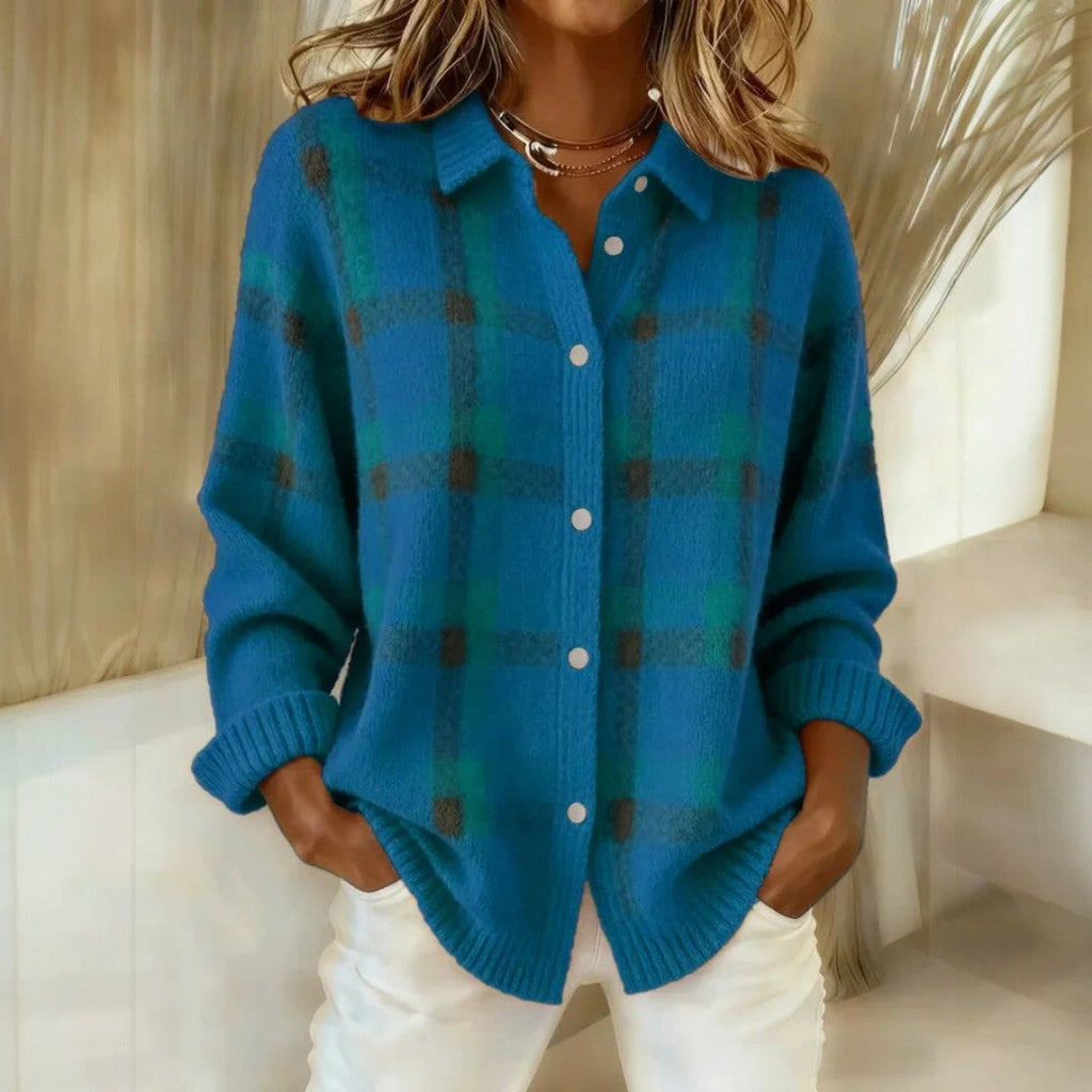 Women’s Casual Oversized Cardigan Long Sleeve Button Front