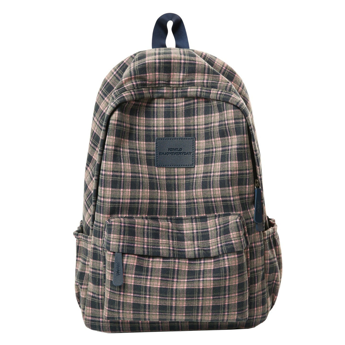 Checked Patterned Casual School Backpack