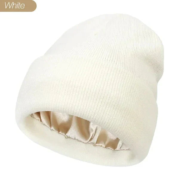 Women's Anti-Static Beanie Hat – Frizz-Free Hair Protection