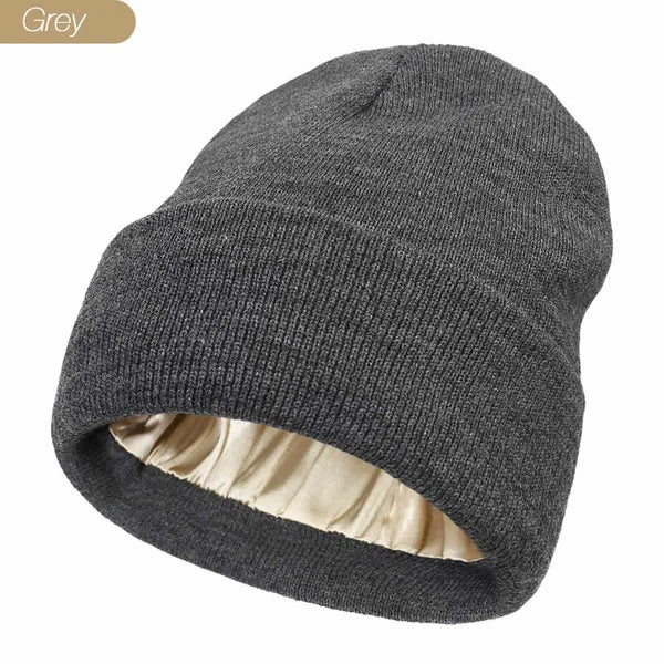 Women's Anti-Static Beanie Hat – Frizz-Free Hair Protection