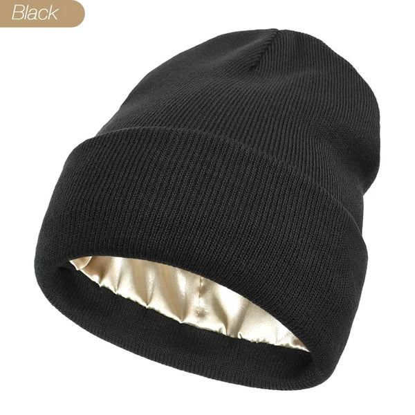 Women's Anti-Static Beanie Hat – Frizz-Free Hair Protection