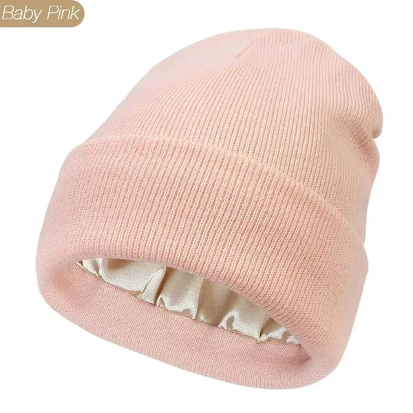Women's Anti-Static Beanie Hat – Frizz-Free Hair Protection