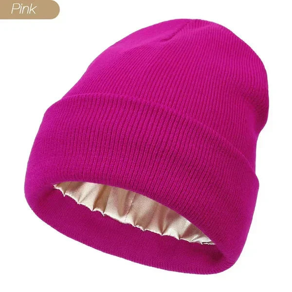 Women's Anti-Static Beanie Hat – Frizz-Free Hair Protection