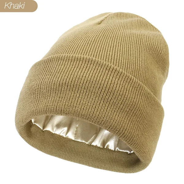 Women's Anti-Static Beanie Hat – Frizz-Free Hair Protection