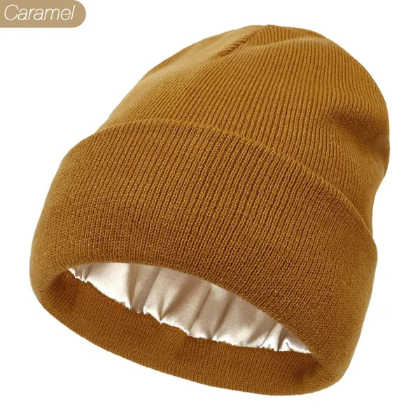 Women's Anti-Static Beanie Hat – Frizz-Free Hair Protection