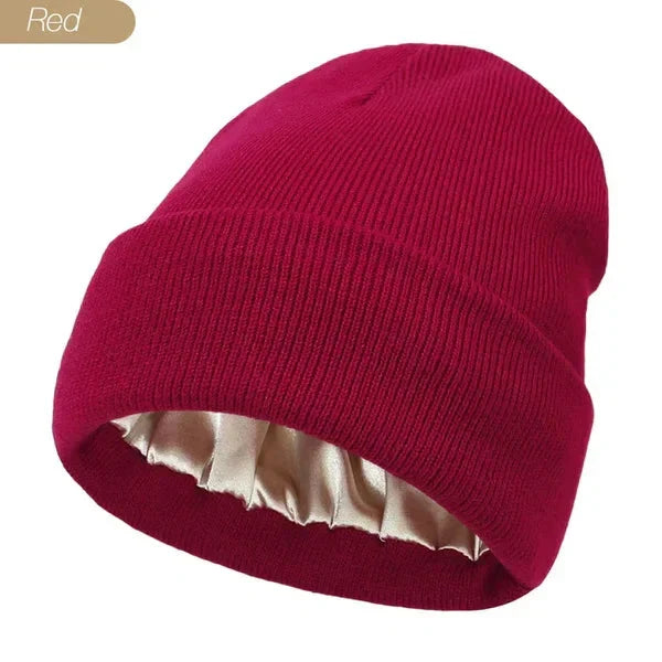 Women's Anti-Static Beanie Hat – Frizz-Free Hair Protection