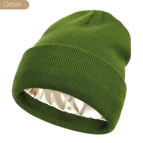 Women's Anti-Static Beanie Hat – Frizz-Free Hair Protection