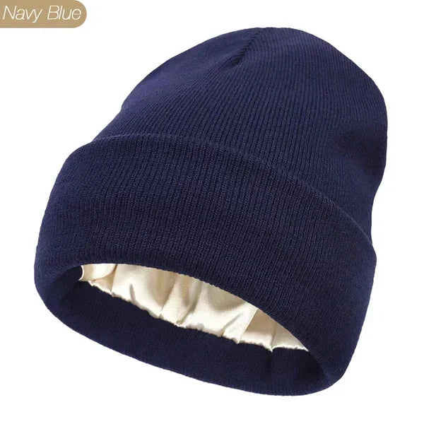 Women's Anti-Static Beanie Hat – Frizz-Free Hair Protection