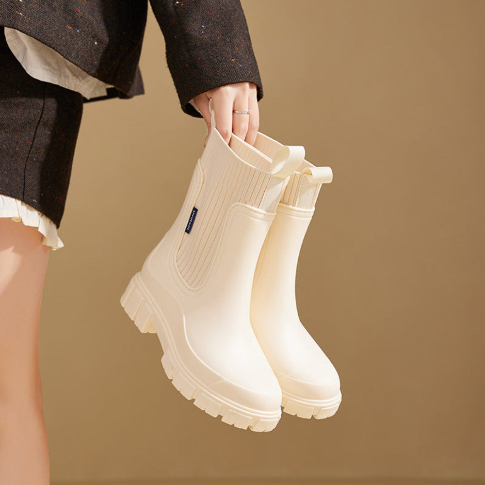 Women's Boots Ankle Chelsea Grip Sole Outdoor Style