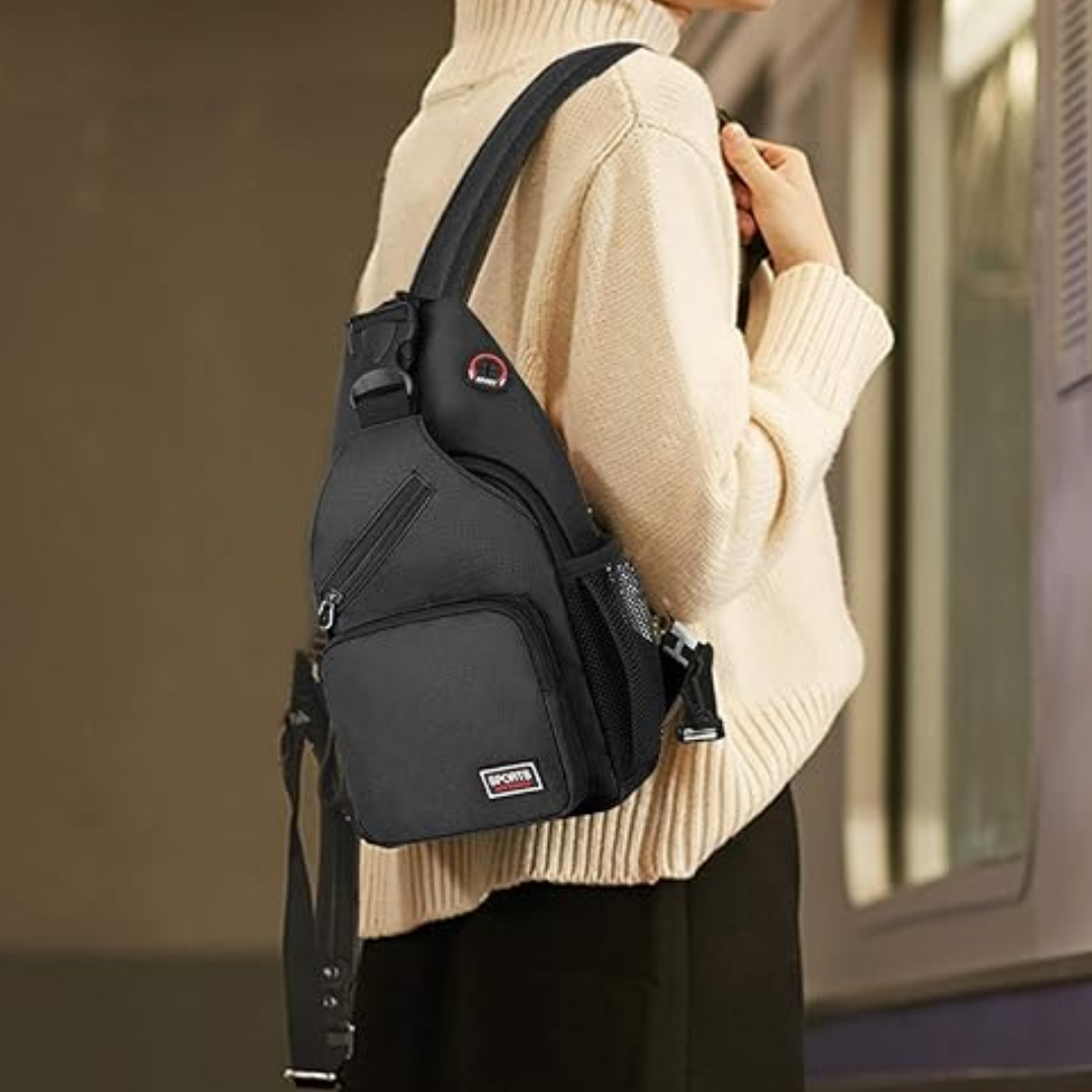 Women's Canvas Crossbody Bag – 6-in-1 Convertible Shoulder Bag for Travel & Everyday