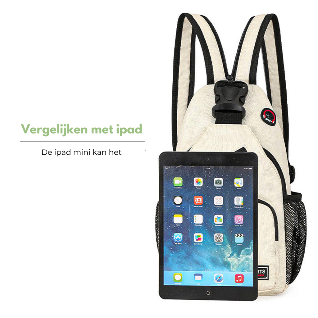 Women's Canvas Crossbody Bag – 6-in-1 Convertible Shoulder Bag for Travel & Everyday