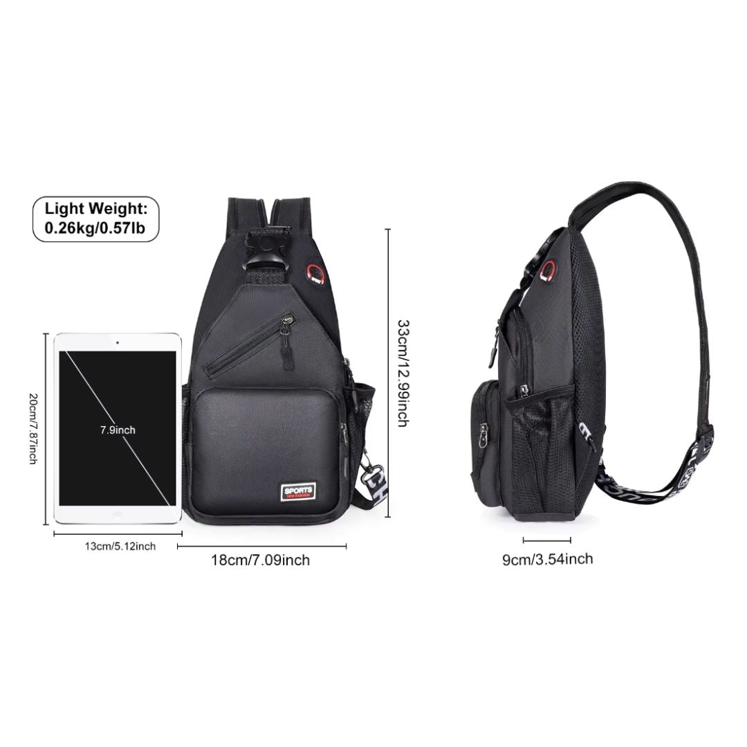 Women's Convertible Crossbody Bag – Multi-Wear Canvas Bag for Travel & Everyday