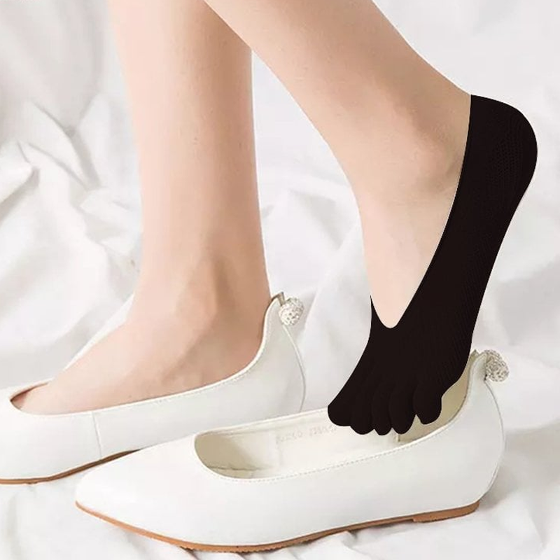 Women's Five-Toe No-Show Socks