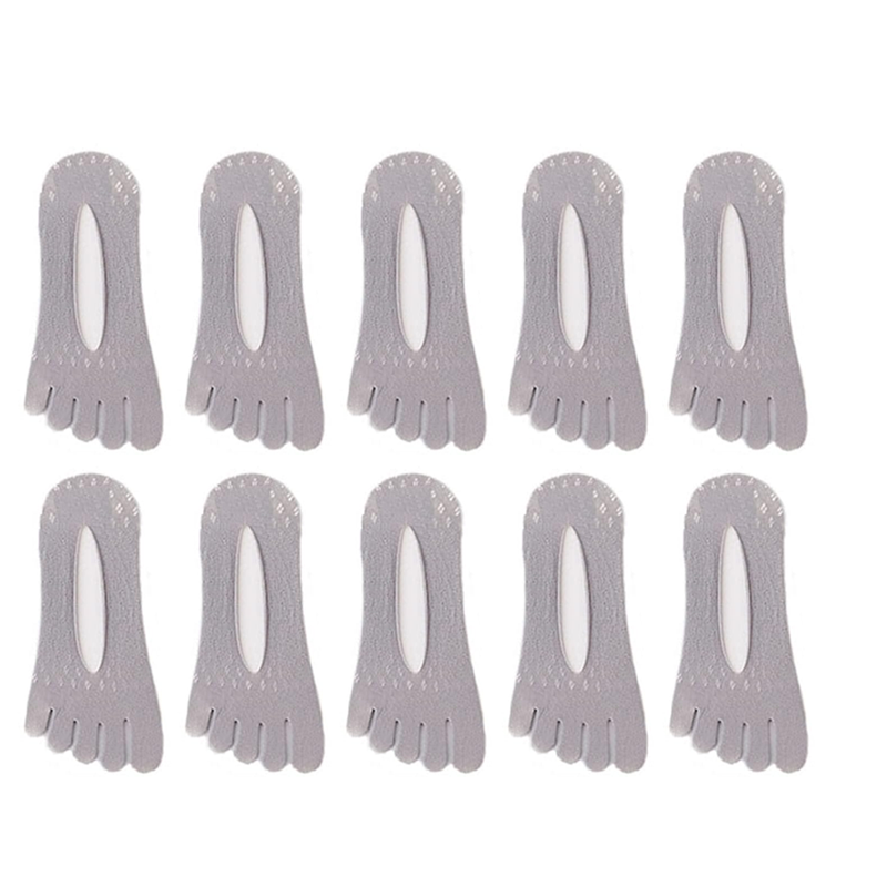 Women's Five-Toe No-Show Socks