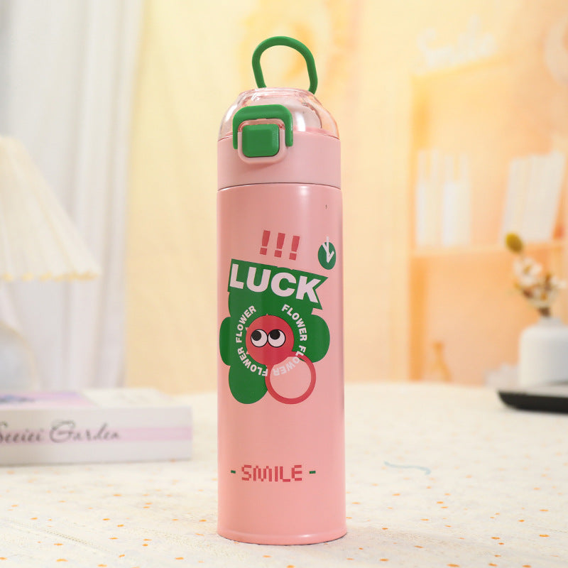 Women's Insulated Water Bottle with Flip Lid
