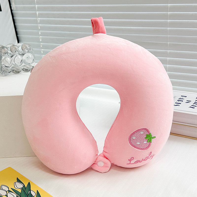 Women's Travel Neck Pillow with Fun Design