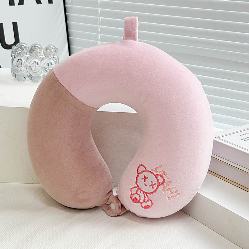 Women's Travel Neck Pillow with Fun Design