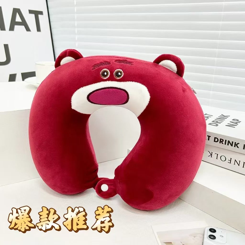 Women's Travel Neck Pillow with Fun Design