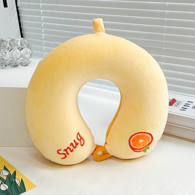 Women's Travel Neck Pillow with Fun Design