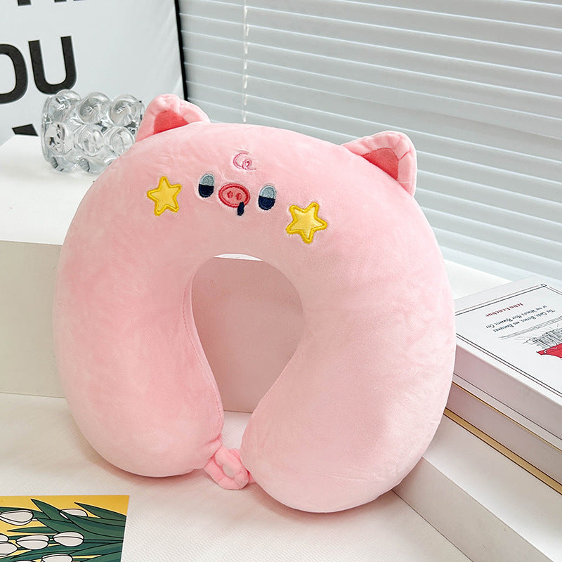 Women's Travel Neck Pillow with Fun Design