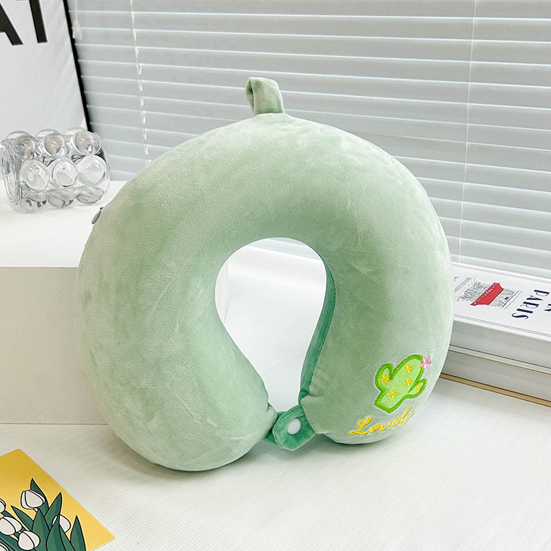 Women's Travel Neck Pillow with Fun Design