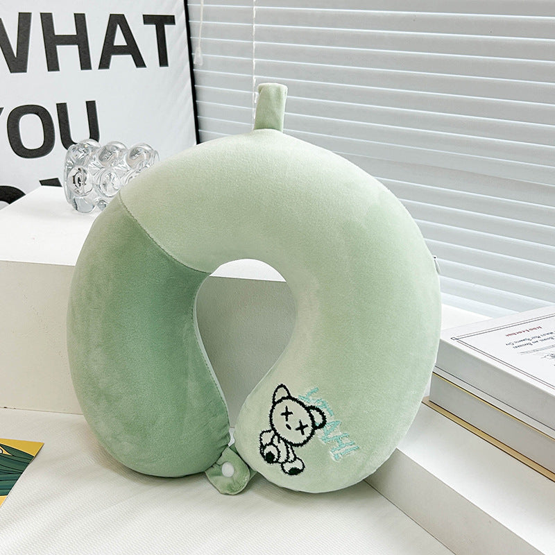Women's Travel Neck Pillow with Fun Design
