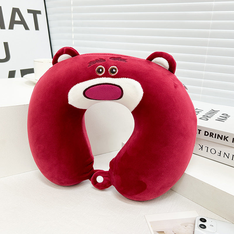 Women's Travel Neck Pillow with Fun Design